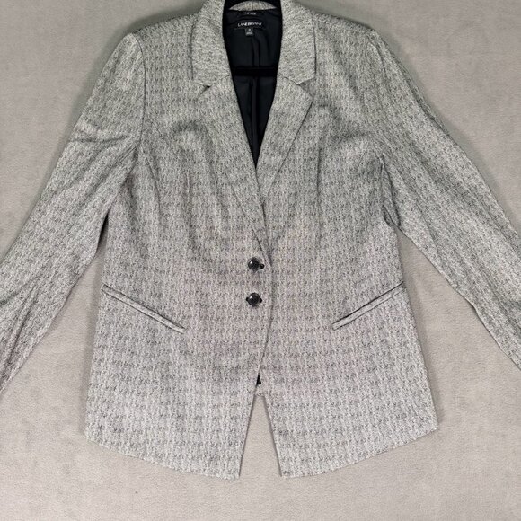 Lane Bryant Jackets & Blazers - Lane Bryant The Allie Blazer Suit Jacket Women's 16 Gray/Black Career/Boss Lady